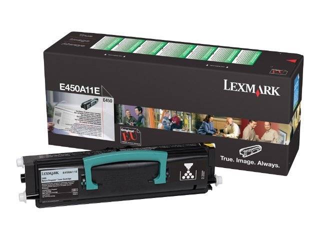 Lexmark E450A11E original lasertoner sort