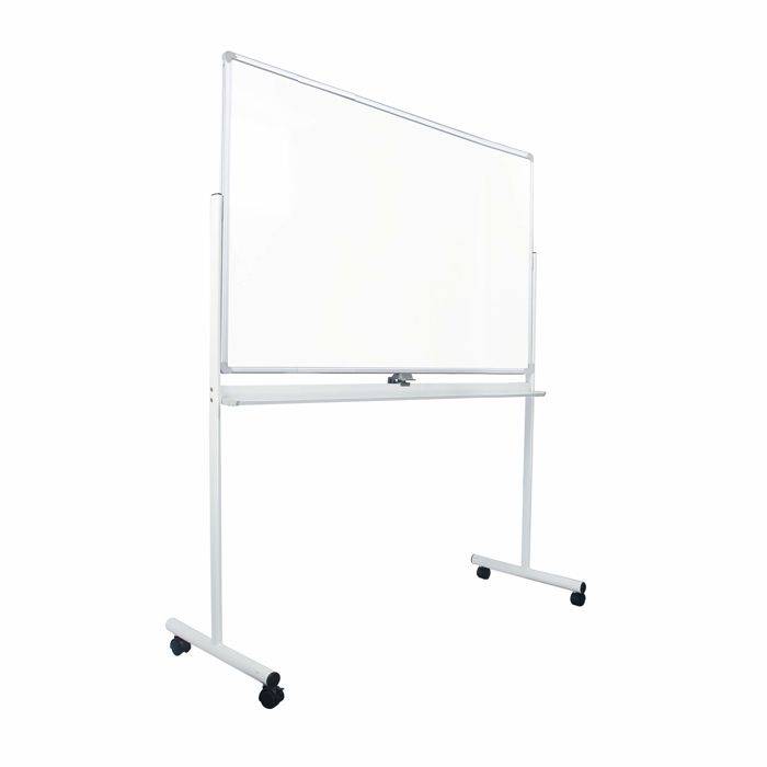 ECO Whiteboard tavle vendbart på hjul 150x90cm hvid