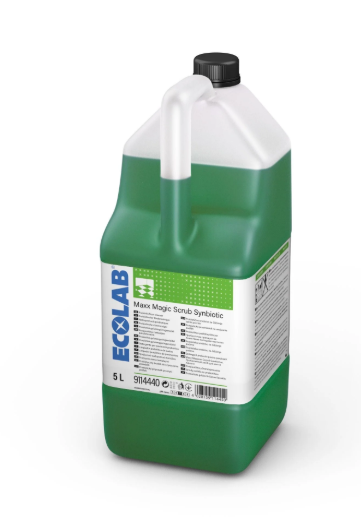Ecolab MAXX Magic Synbiotic Gulvrengøring 5 liter med farve og parfume