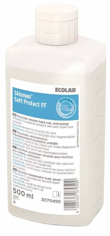 Ecolab Soft Protect håndesinfektionsgel 500 ml 89% ethanol