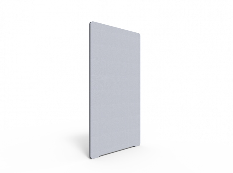 Lintex Edge Floor skærmvæg 100x180cm lys grå med sort liste