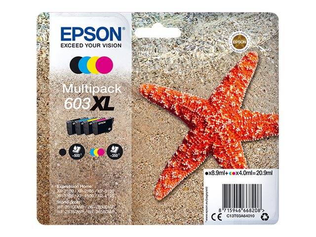 Epson C13T03A64010 original T03U Multipack 4-colours 603XL