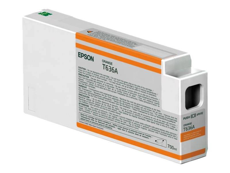 Epson C13T636A00 original blækpatron T636A00 Ultrachrome HDR 700ml orange