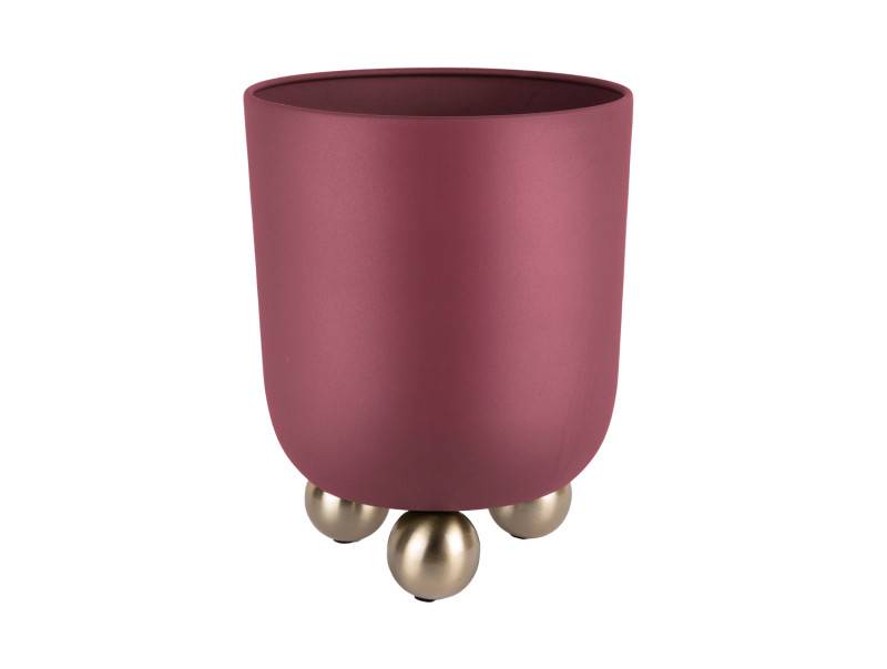 Estilo blomsterkrukke Ø23cm rød