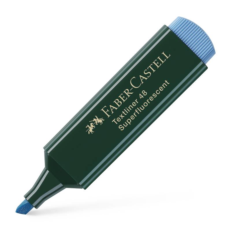 Faber-Castell textliner 48 overstregningspen bl&aring;