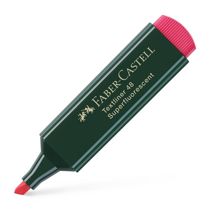 Faber-Castell textliner 48 overstregningspen r&oslash;d
