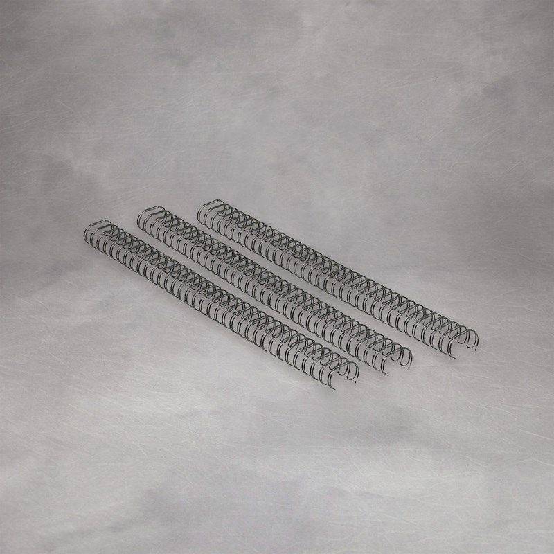 Spiralrygge Fellowes 3:1 wire 10mm sølv A4 100stk/æsk