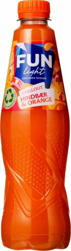 Fun light Hindbær & Orange koncentreret 0,5 liter