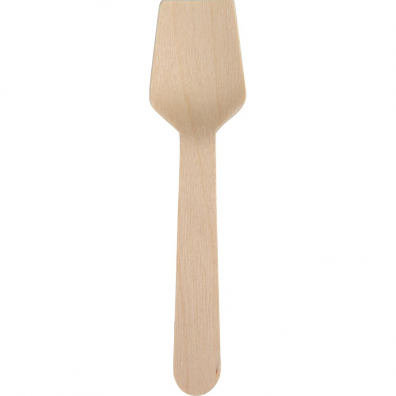 2000 stk. Gastro-Line Isspade 9,5Cm Fremstillet I Birketræ Brun