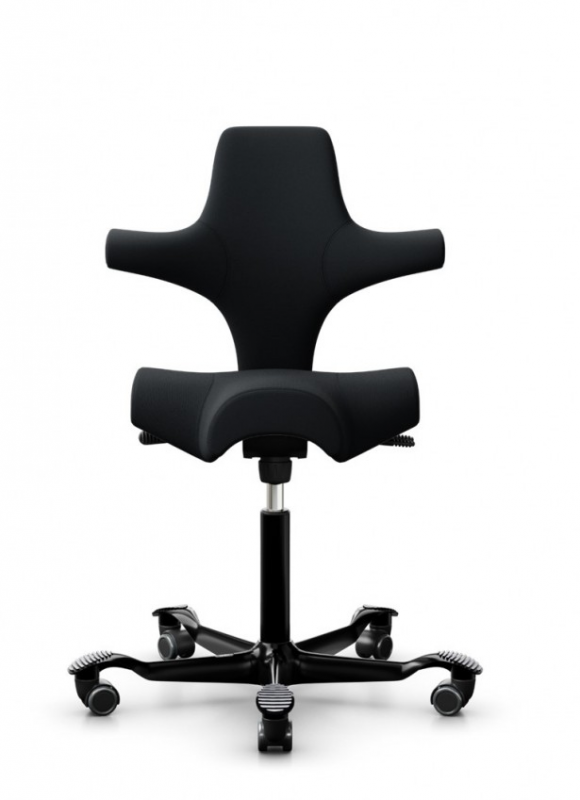 H&Aring;G Capisco 8106 kontorstol, med Select betr&aelig;k uld sort