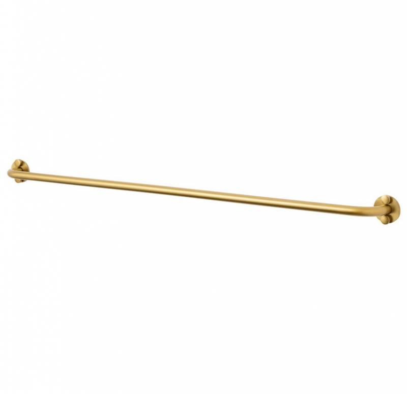 Håndklædestang i rustfrit stål 60cm i messinglook