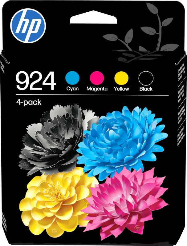 HP 924 CMYK Original bl&aelig;kpatron 4-Pack