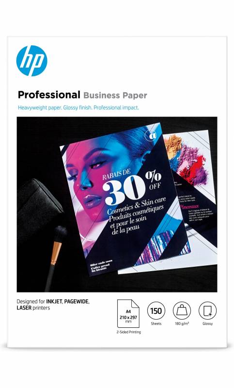 HP Prof A4 glossy Professional Business paper 2-side 180g/m² (150)