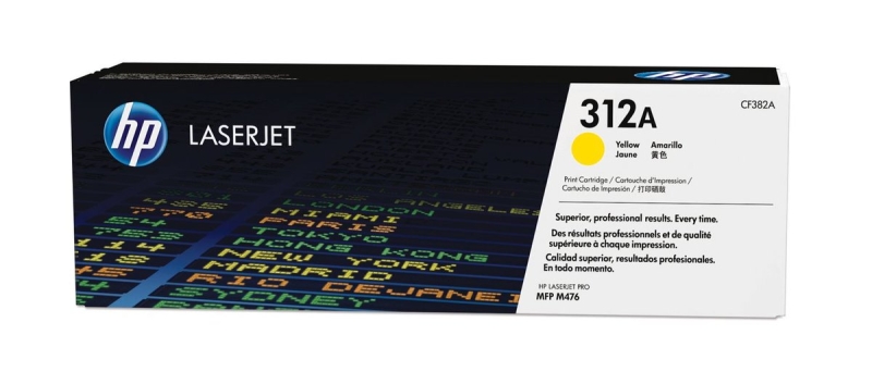 HP 312A CF382A original lasertoner gul | Datovare