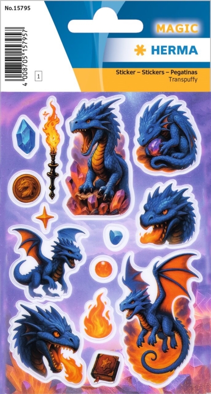 Herma stickers Magic drager 1 ark
