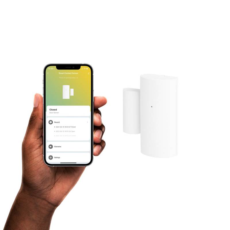 Hombli Smart Bluetooth trådløs sensor til vindue eller dør hvid