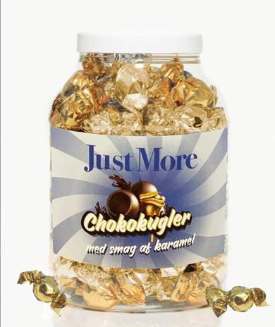 JustMore Chokoladekugler med karamel