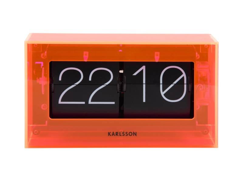 Karlsson Boxed Flip bordur 20,7x11,7x7,1cm neon orange