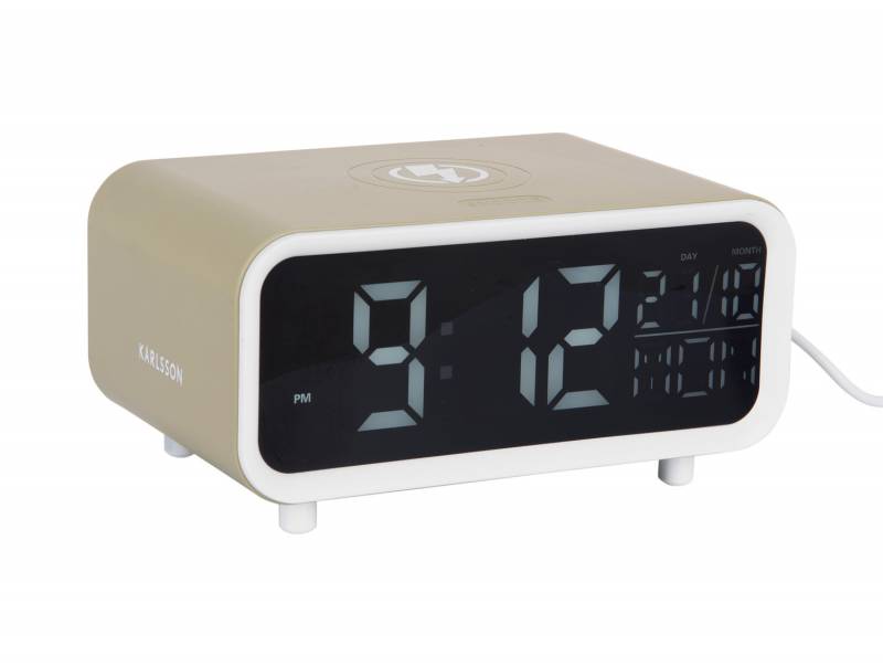 Karlsson Chunky LED vækkeur 11x8,6cm grøn