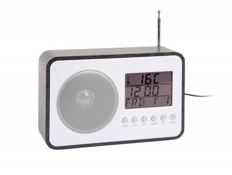 Karlsson FM Radio 6,6x12,5cm MDF sort