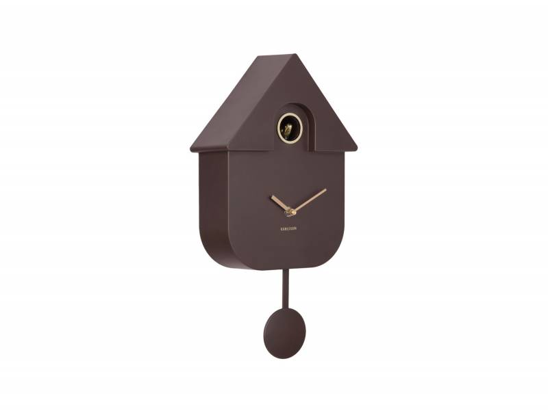 Karlsson Modern Cuckoo Oro v&aelig;gur 21x5x41x8,5cm brun