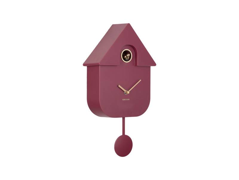 Karlsson Modern Cuckoo Oro v&aelig;gur 21x5x41x8,5cm lilla