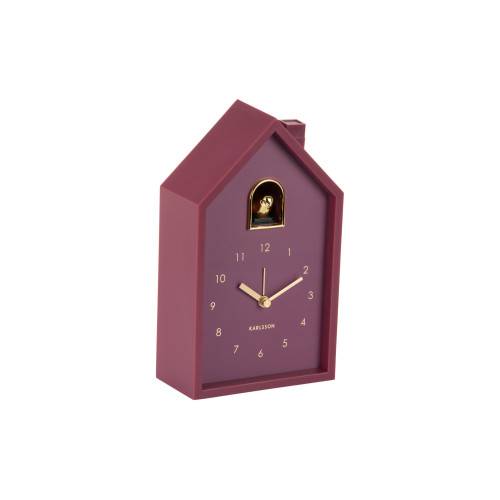 Karlsson Modern Cuckoo vægur 11,5x20x6cm rød