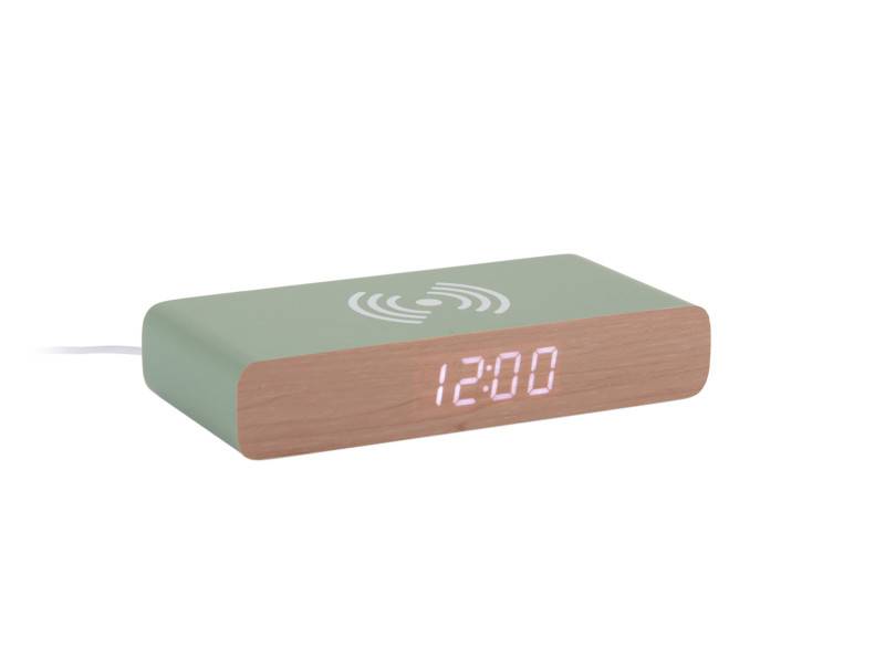 Karlsson Retro Flat LED vækkeur 7,6x3cm grøn