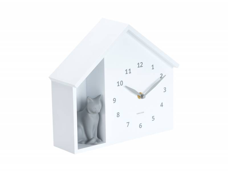 Karlsson Sitting Cat v&aelig;gur &Oslash;24,9cm hvid