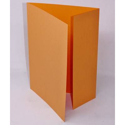 Karton mappe 103 med 1 klap Folio FSC-certificeret 250g orange