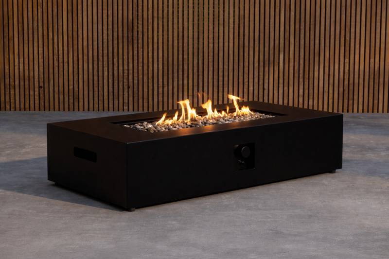 Kea Fire Pit gas ildsted 137x68cm sort