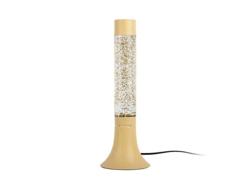 Leitmotiv Astro Glitter bordlampe Ø13cm gul