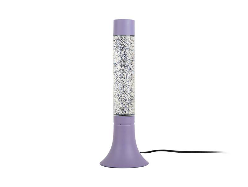 Leitmotiv Astro Glitter bordlampe Ø13cm lilla