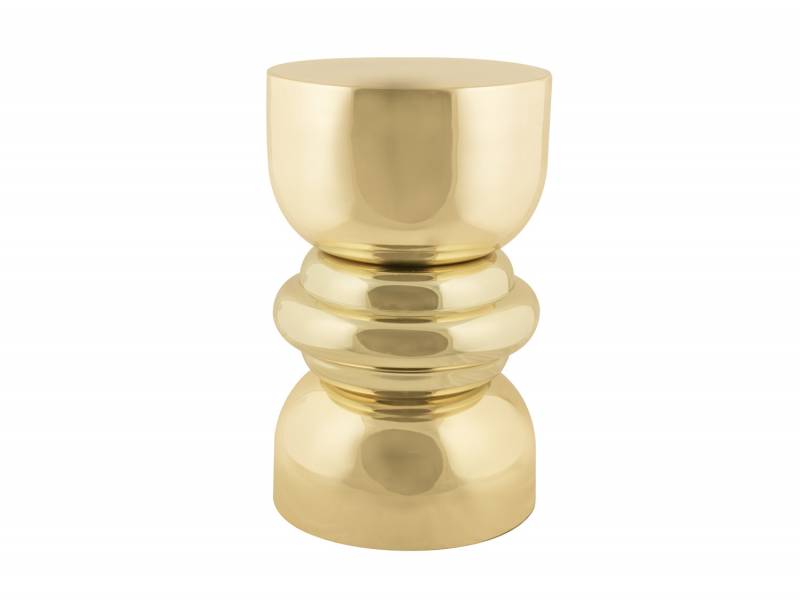 Leitmotiv Glow loungebord Ø29,5cm guld