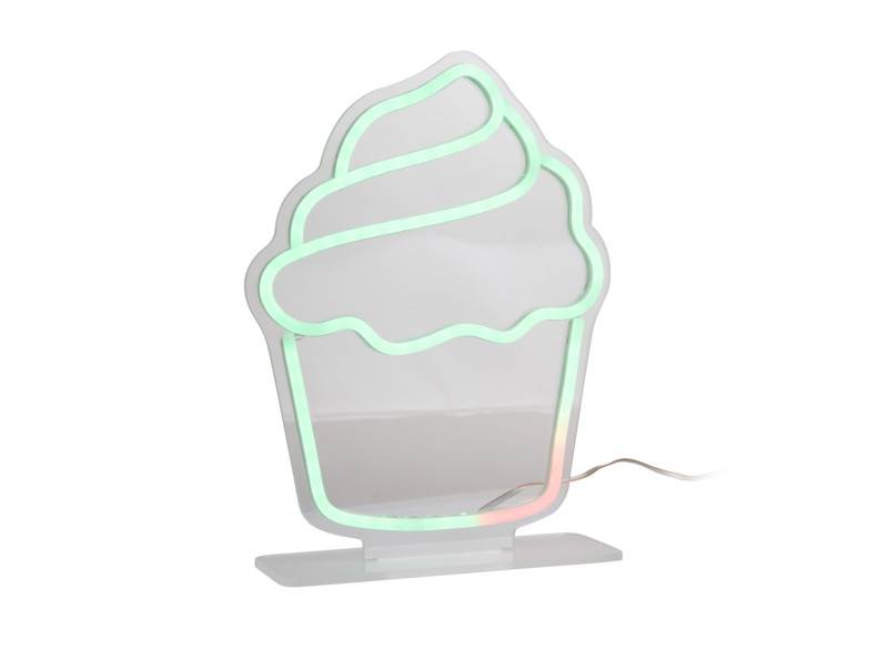 Leitmotiv neonlys Changing Cupcake lampe 21,7x29,3cm multifarvet
