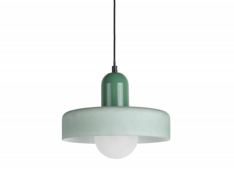 Leitmotiv Pendant Opaco Grato loftlampe Ø25cm grøn