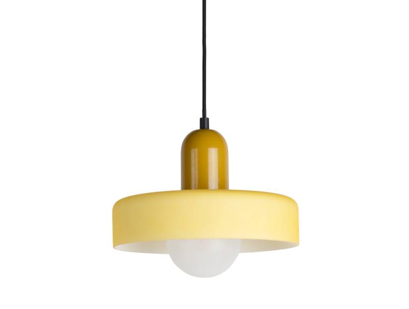 Leitmotiv Pendant Opaco Grato loftlampe Ø25cm gul