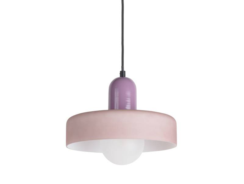 Leitmotiv Pendant Opaco Grato loftlampe Ø25cm lilla