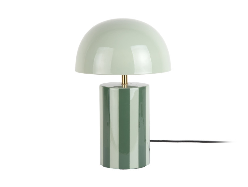 Leitmotiv Rayado bordlampe 25x34cm gr&oslash;n