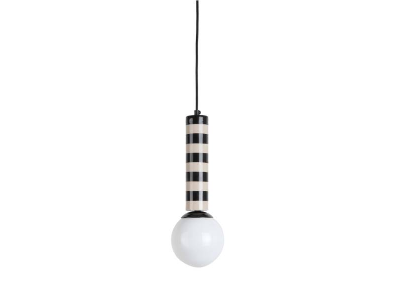 Leitmotiv Rayado loftlampe 12x38cm grå