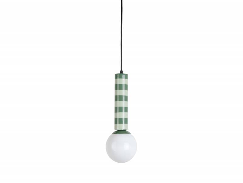 Leitmotiv Rayado loftlampe 12x38cm grøn