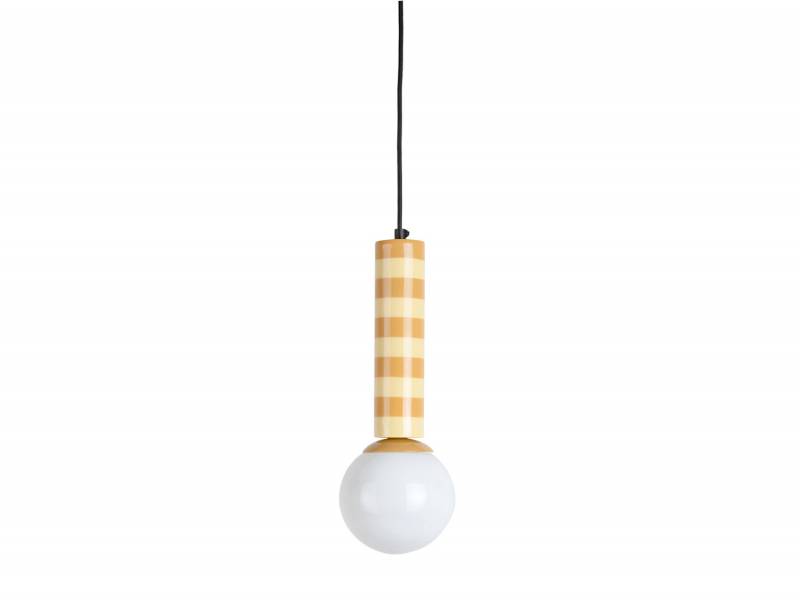 Leitmotiv Rayado loftlampe 12x38cm gul