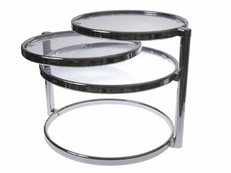 Leitmotiv Swivel Double bord 58x43 chrome