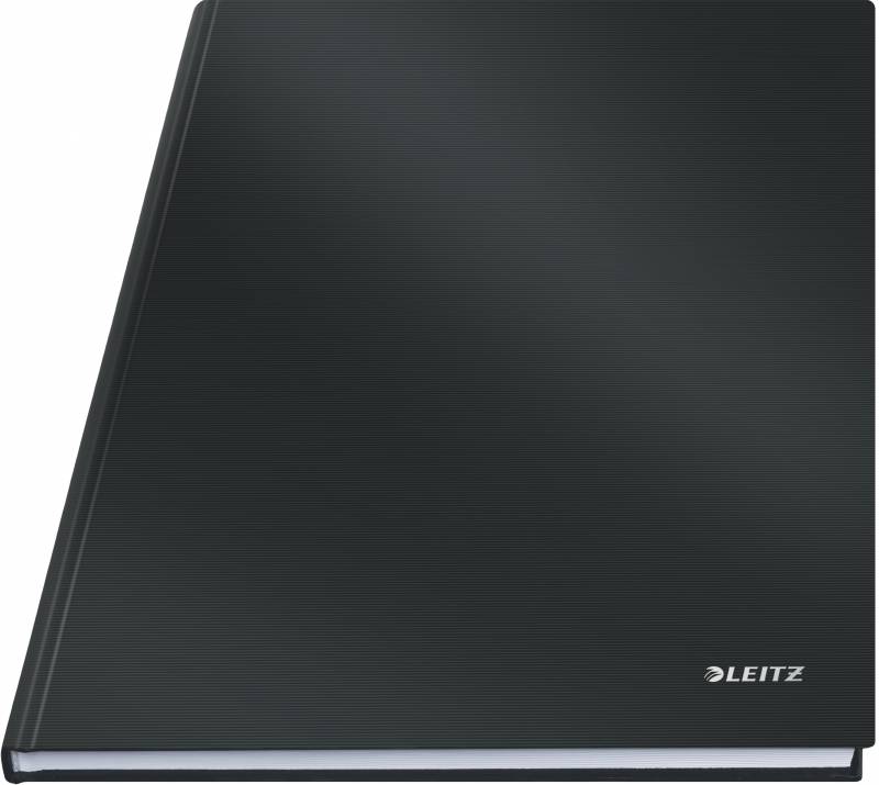 Leitz Solid notesbog A4 linjeret med hardcover sort