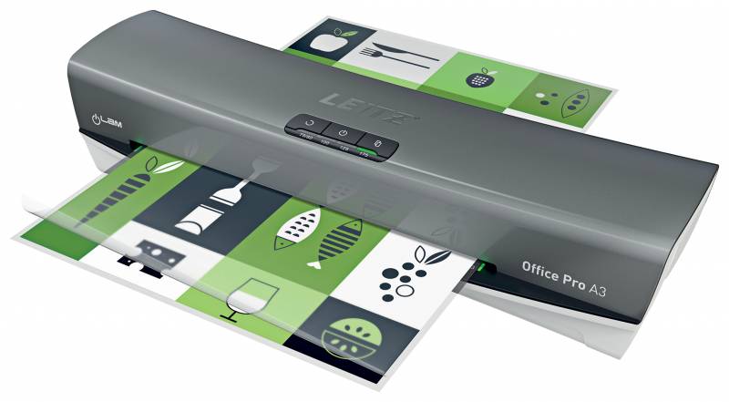Leitz iLAM Office Pro A3 lamineringsmaskine mørkegrå