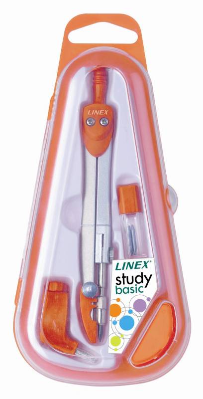 Linex 980 skole basic passer, friske farver med 12 stk i en pakke