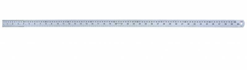 Linex Sl100 Rustfri Stållineal Med Cm Og Tommer 100 Cm