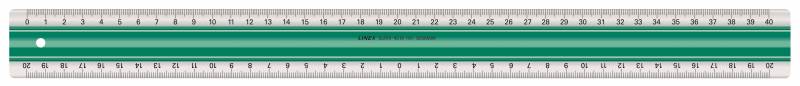 Linex S40 superlinealer med gummiskinne 40cm grøn