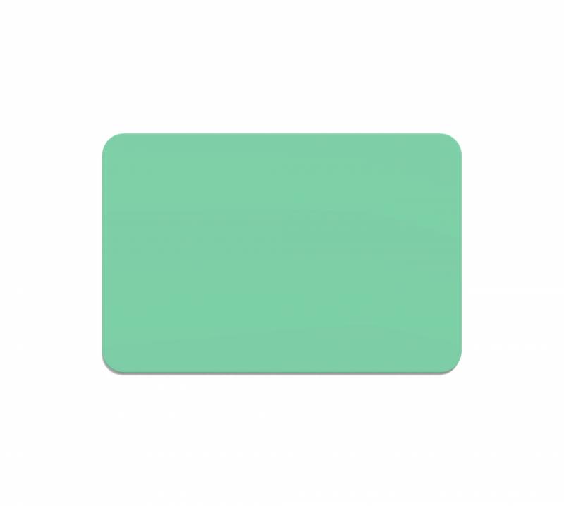 Lintex Curve Silk glastavle 150x100cm Free, mint grøn