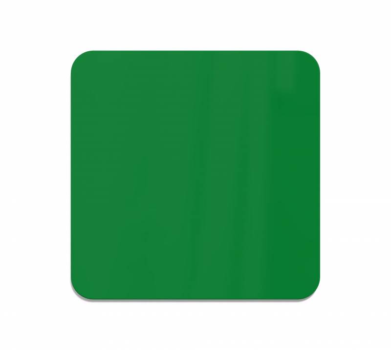 Lintex Curve glastavle 100x100cm Fearless, grøn